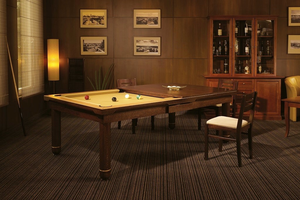 Convertible dining pool fusion table Nice by Vision Billiards