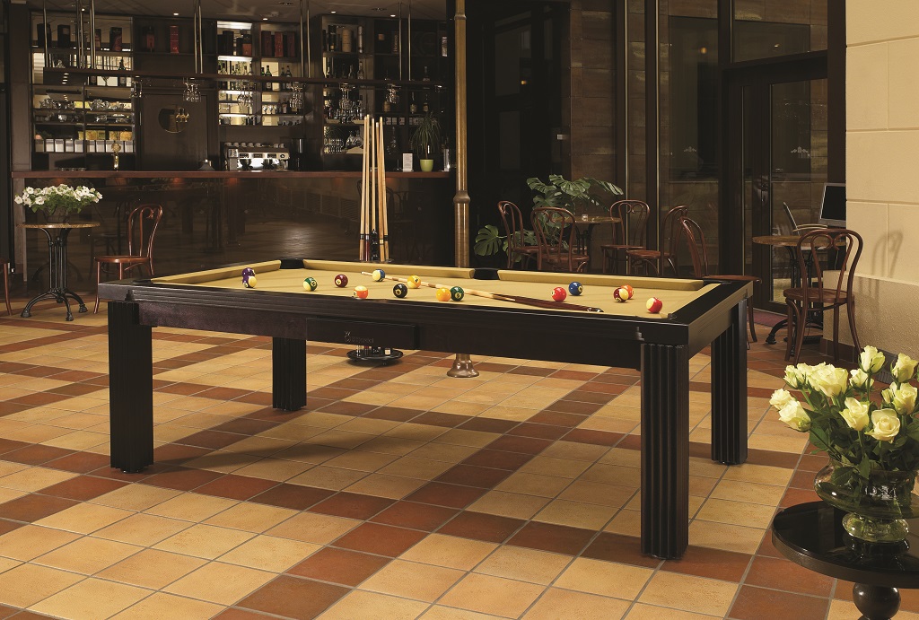Convertible dining pool fusion table Toledo by Vision Billiards 