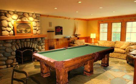 Grizzly Rustic Log Handmade pool Table by Vision Billiards