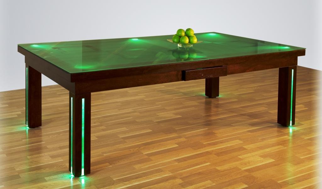 New York convertible dining fusion pool table by Vision Billiards