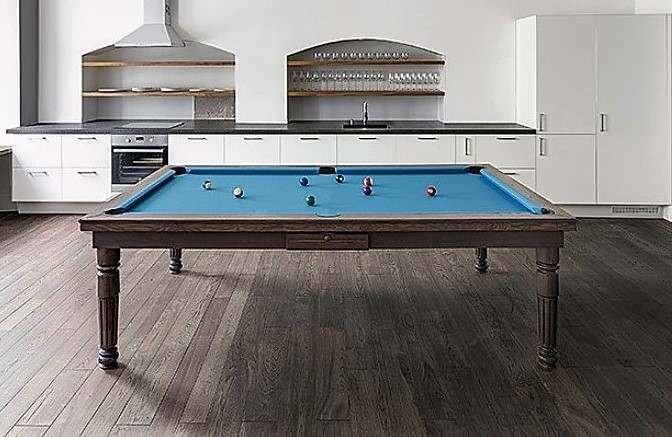 7' VISION CONVERTIBLE MODERN POOL BILLIARD TABLE dining / office fusion -  MIRAGE