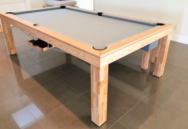 7' VISION CONVERTIBLE MODERN POOL BILLIARD TABLE dining / office fusion -  MIRAGE