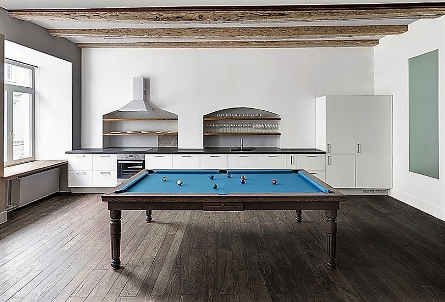 Convertible dining fusion pool table Constantine by Vision Billiards