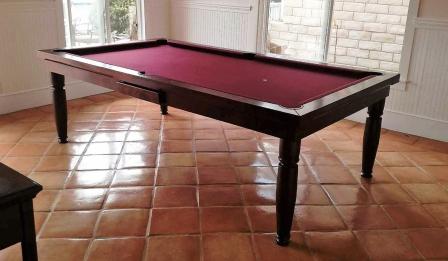 Convertible dining fusion pool table Constantine by Vision Billiards