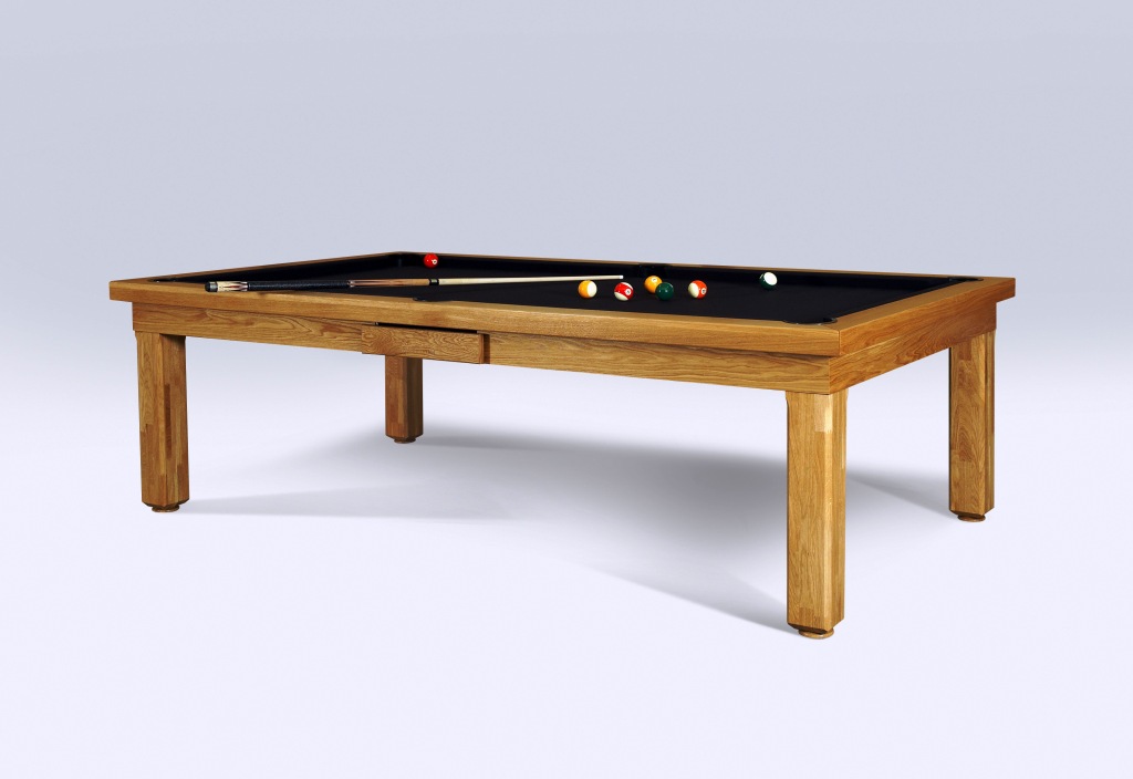 Convertible dining pool fusion table Milan by Vision Billiards