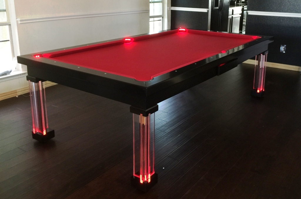 Monaco convertible dining pool fusion table by Vision Billiards